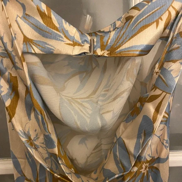 NWT BEC & BRIDGE strapless cutout back silky maxi dress - Picture 7 of 8